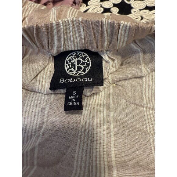 Bobeau Striped Off The Shoulder Top S - Picture 4 of 5